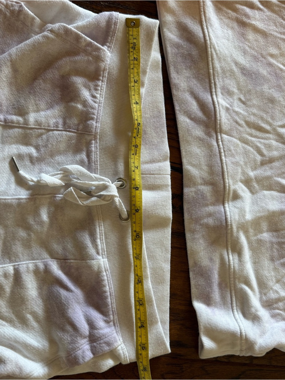 Rails Murray Lavender Tie-Dye Terry Hoodie with Drawstring Shorts - Picture 5 of 8